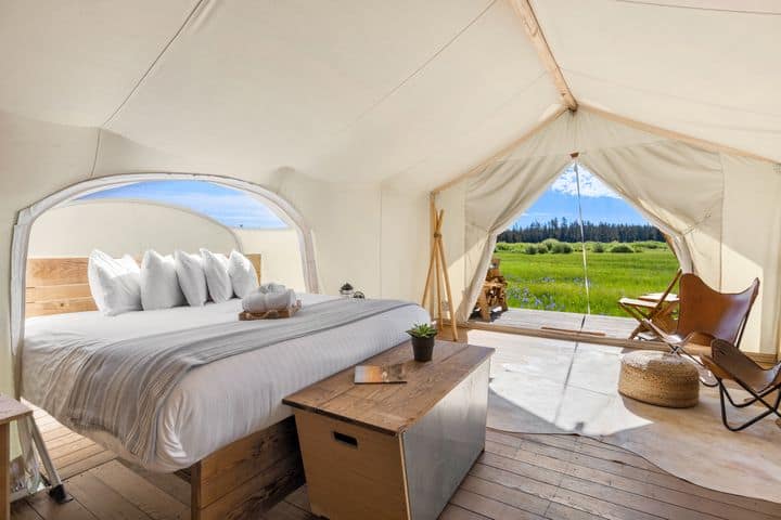 Under Canvas has glamping tents at 13 outdoor recreation areas (including near National Parks) throughout the country.