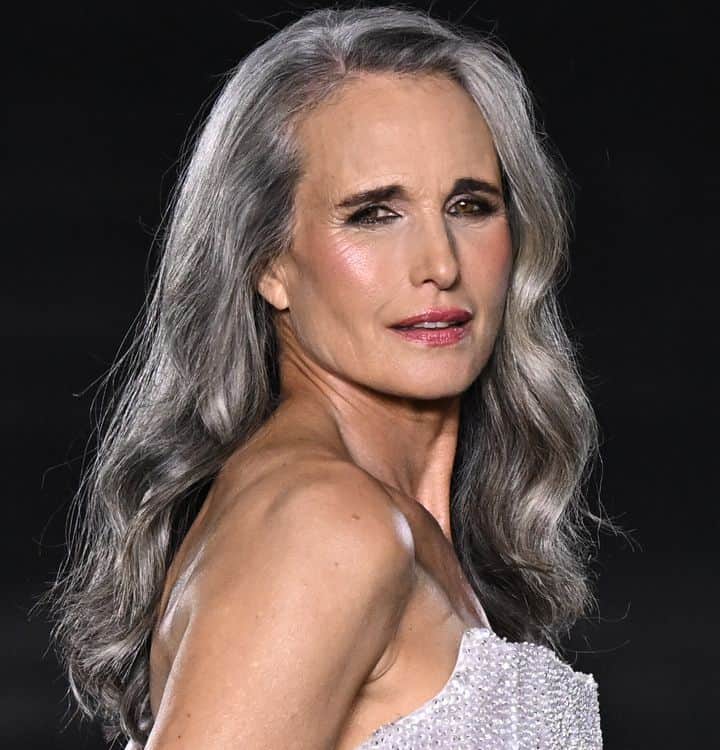 Andie MacDowell at age 66 on Sept 23, 2024.