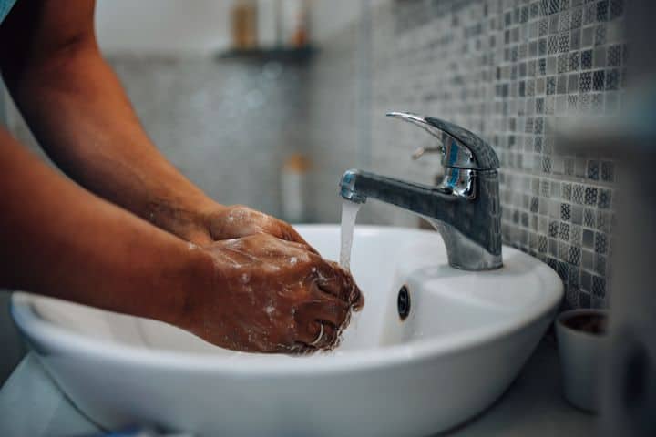 Thorough hand washing with soap and water can keep you from getting sick with norovirus.