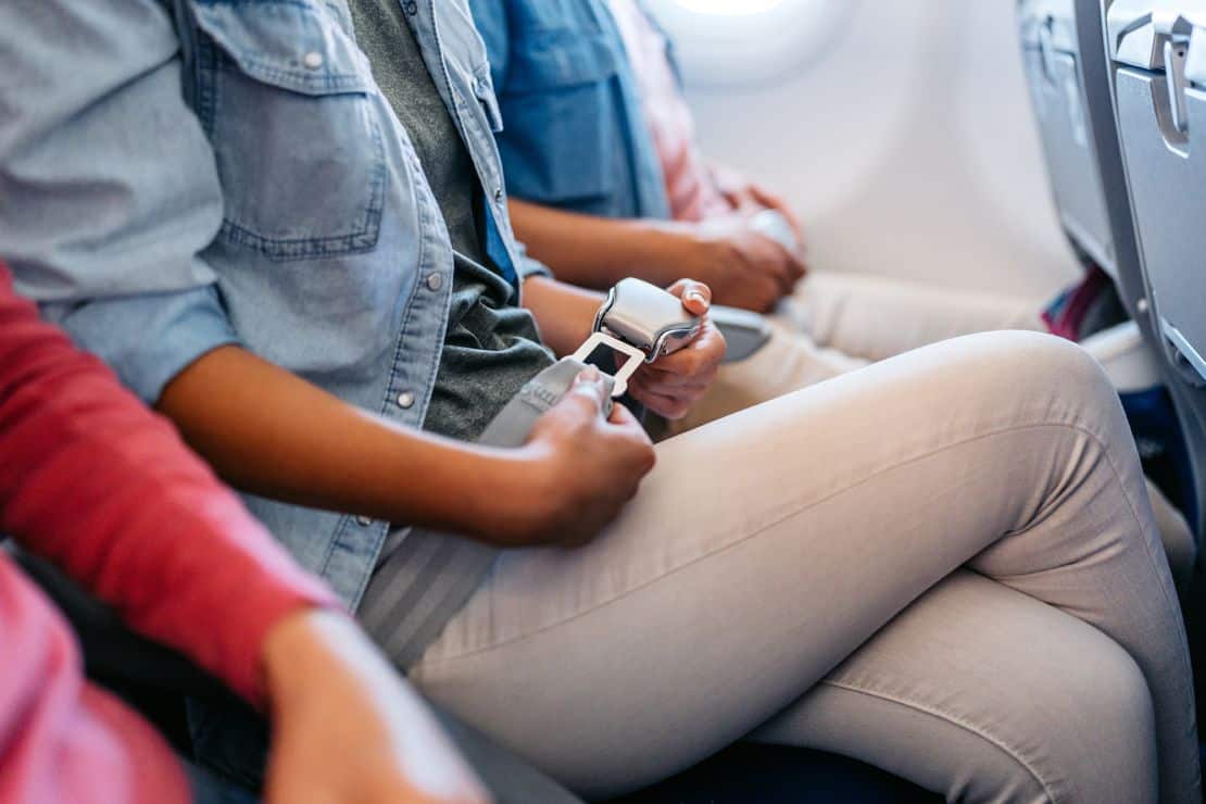 People often forget how to unbuckle their seatbelt in the stress of an airplane evacuation, says Galea.